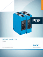 WS/WE260-R270: Fotocélulas Compactas