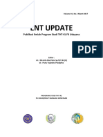 Ent Update: Publikasi Ilmiah Program Studi THT-KL FK Udayana