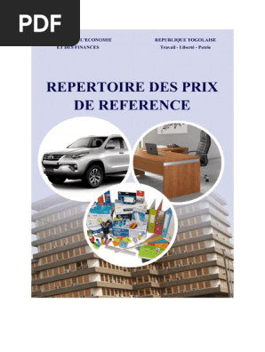 Repertoire Des Prix De Refrence Edition 18 Pdf Taxe Sur La Valeur Ajoutee Chaise