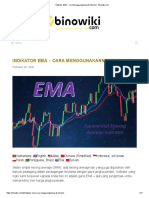 Indikator EMA - Cara Menggunakannya Di Binomo