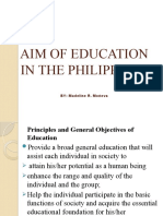 Aim of Education in The Philippines