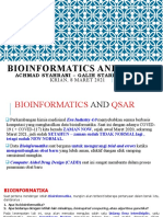 Bioinformatic and Qsar - Kuliah Kim-Med