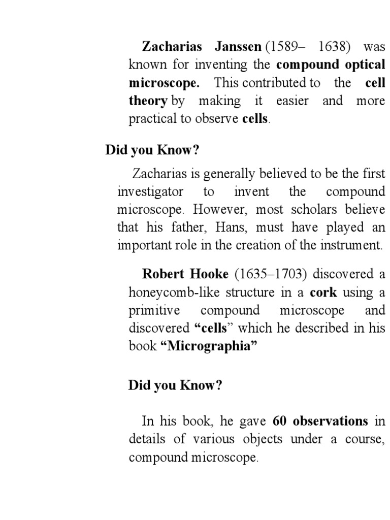 Report in Gen Bio | PDF | Microscope | Cell (Biology)