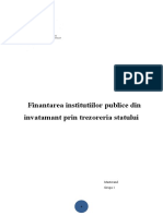 127578762 Finantarea Institutiilor Publice Din Invatamant Prin Trezoreria Statului