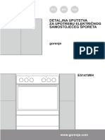 Detaljna Uputstva Za Upotrebu Električnog Samostojećeg Šporeta