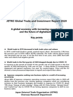 JETRO Global Trade and Investment Report 2020