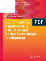 (Research in Mathematics Education) Patricio Felmer, Peter Liljedahl, Boris Koichu - Problem Solving in Mathematics Instruction and Teacher Professional Development-Springer