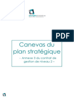 Annexe 3 Canevas Plan Strategique