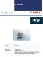 BMD040 Analog Pressure Sensor Data Sheet