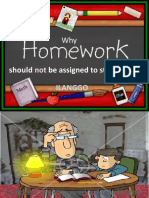 Why We Should Not Have Homework - by KIlanggo