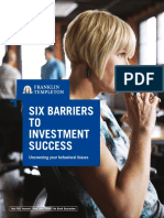 Six Barriers TO Investment Success: Uncovering Your Behavioral Biases