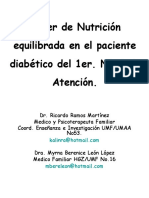 Nutricion Equilibrada en El Paciente Diabetico de Primer Nivel de Atencion