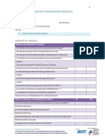 Check List Evaluación Del Vehículo