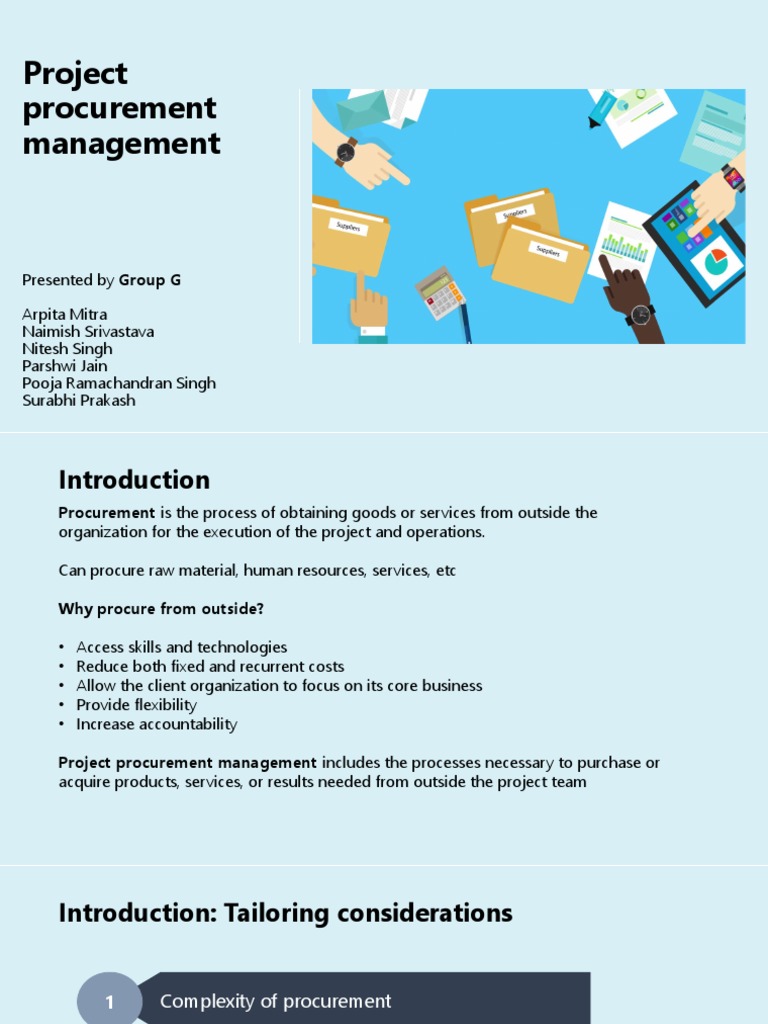 Learning Nuggets - Group G - Project Procurement Management | PDF ...