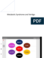 Metabolic Syndrome and Vertigo