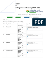 Annual Refresher Programme in Teaching (ARPIT) - 2020: Upload Documents