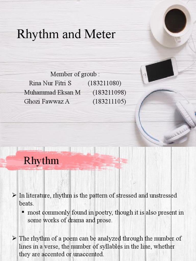 Understanding Rhythm and Meter | PDF | Metre (Poetry) | Poetry