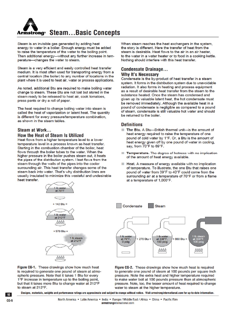Steam Pipe Sizing Guidelines and Charts | PDF | Steam | Pounds Per ...