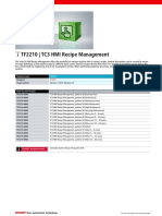 TF2210 - TC3 HMI Recipe Management