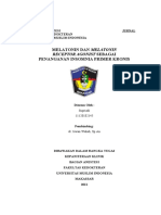 Jurnal Melatonin Dan Melatonin Receptor Agonist Supriadi 11120182145