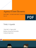 Class 11 - Agency Client Dynamic