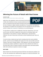 Winning The Future of Retail With Real Estate - BCG