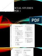 Csec Social Studies 2018 p1