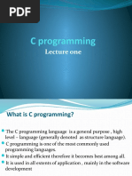 C Programming 1