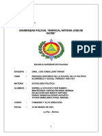 Análisis, Polítitico, Jurídico y Social de La Policia Boliviana de 1946 A 1951