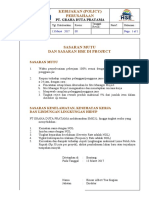 02-HSE - Sasaran Mutu PT. GDP