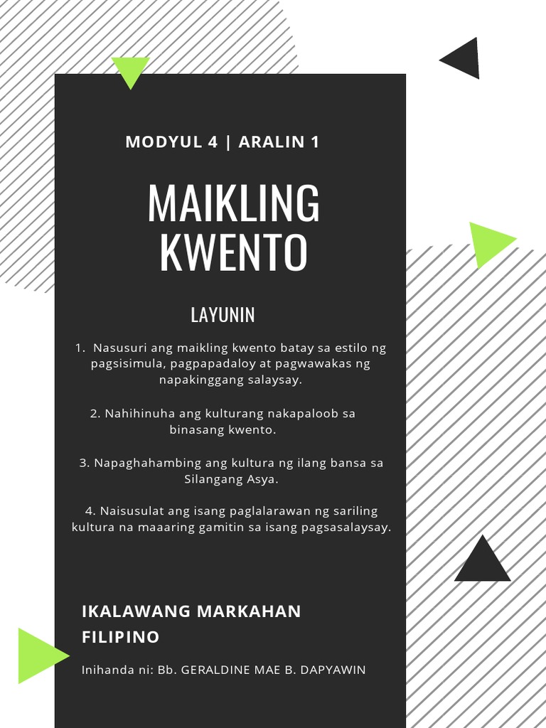 Maikling Kwentong Makabanghay Example Maikling Kwentong Mga Halimbawa