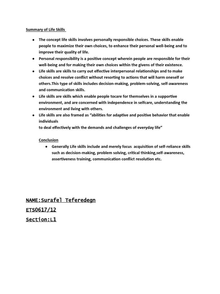 summary-of-life-skills-pdf