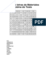 Sopa de letras de componentes electrónicos