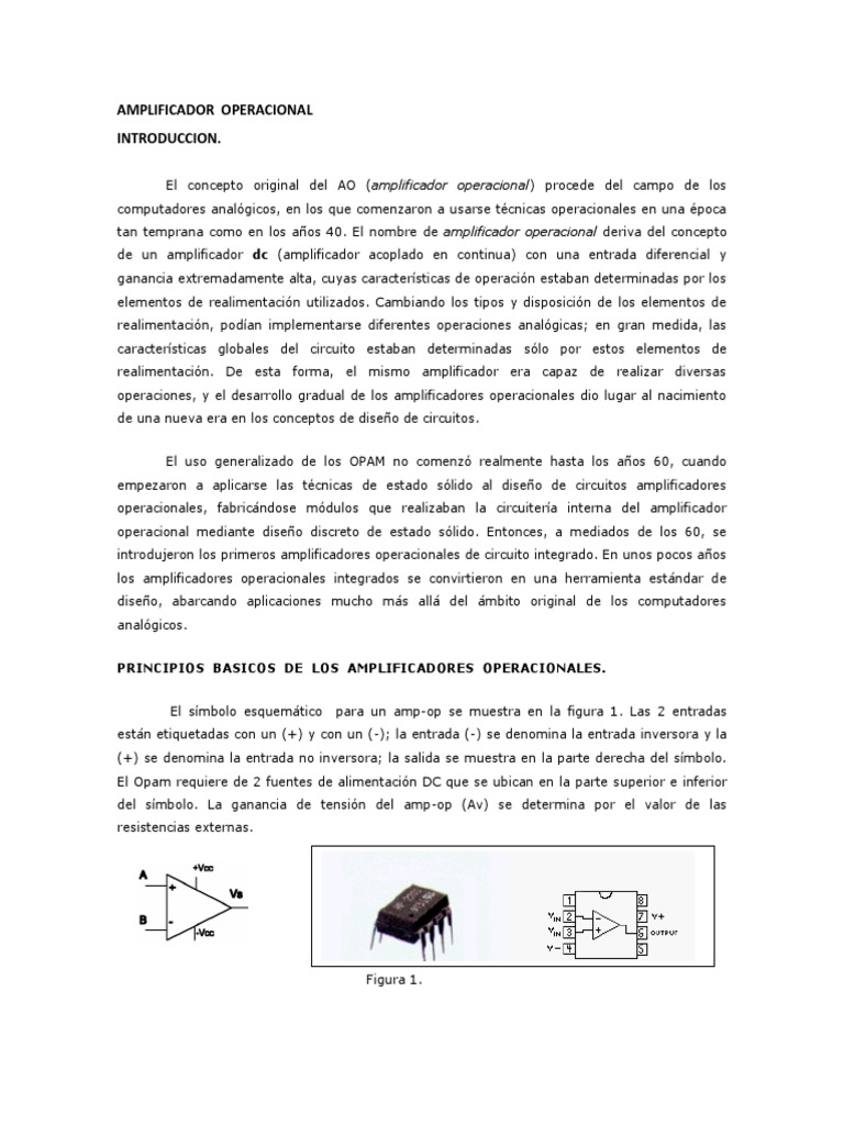 Guia Opam | PDF | Amplificador operacional | Resistor