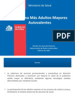Programa MÃ¡s Adultos Mayores Autovalentes 2015