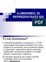 Iluminismul Si Reprezentantii Sai