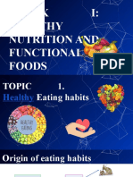 Block I: Healthy Nutrition and Functional Foods: Juliana González Gabriel Ladino