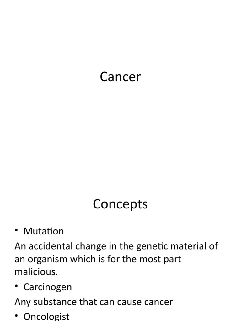 Understanding Cancer: Causes and Treatments | PDF