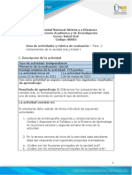 Guía de Actividades y Rúbrica de Evaluación - Unidad 1 - Fase 2 - Análisis