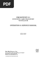 Crossvent-3+: Operation & Service Manual