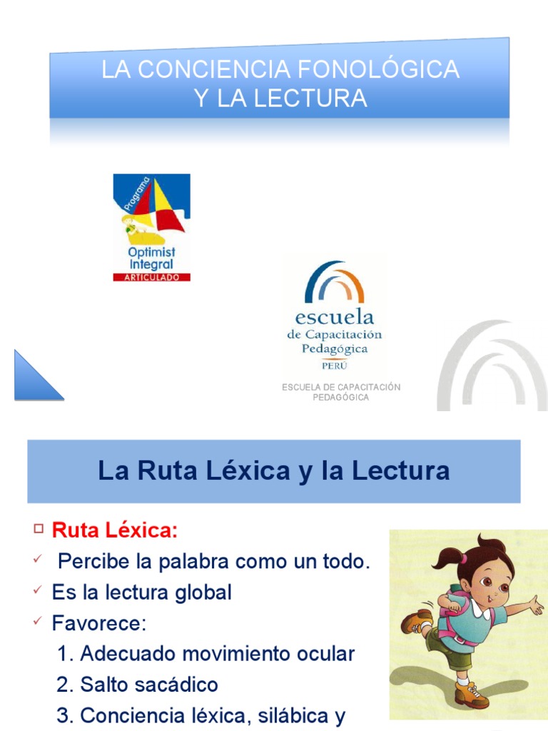 Conciencia Fonológica y Lectura Infantil | PDF | Fonología | Palabra