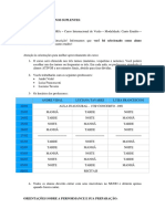 Orientaçoes - CIVEBRA - Suplentes