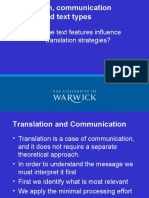 Translation and Text Types