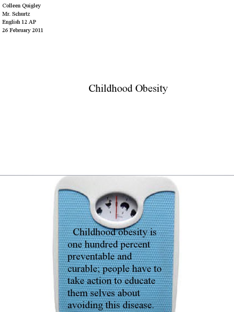 Understanding Childhood Obesity Issues | PDF | Obesity | Childhood Obesity