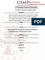 Informe S1 - Grupo 11 - Integración de Los Fenómenos Eléctricos, Mecánicos, Hemodinámicos y Sonoros Del Corazón - FISIOLOGÍA SEMINARIO