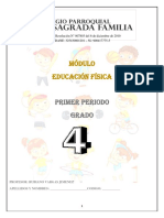 MODULOS EDUCACION FISICA GRADO 4 PRIMER PERIODO