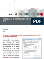 Pasos Para La Configuracion Radios Ceragon IP10