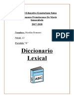 Diccionario Lexical Matematicas
