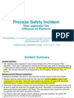 Incident Lessons Learned - Compressor Static Fire April 2018