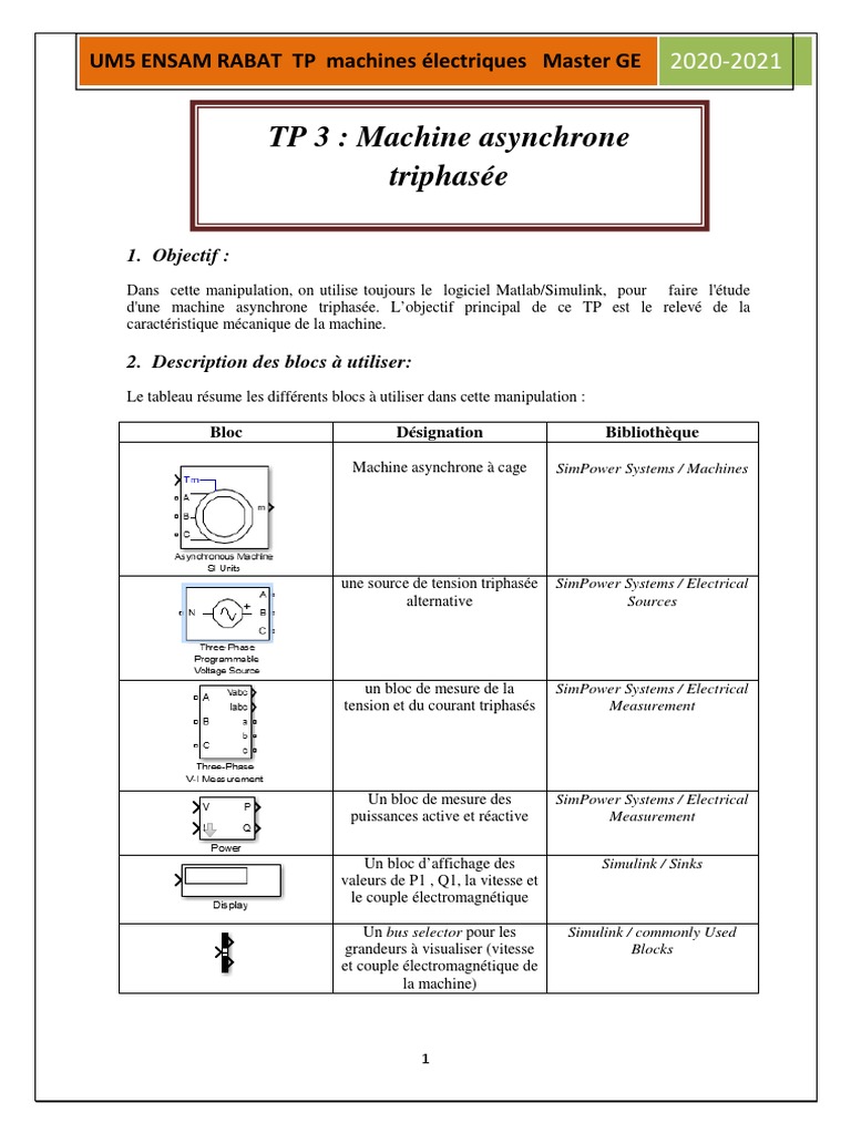 TP Mas A Distance - Master | PDF | Électricité | Obliger